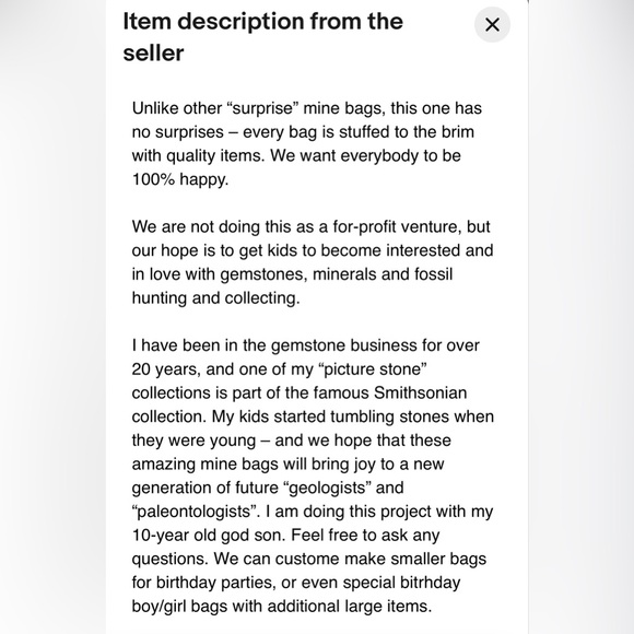 WALKER's WORLD-FAMOUS PREMIUM MINING BAGS/ GREAT FOR CHRISTMAS & BIRTHDAYS - Picture 7 of 7